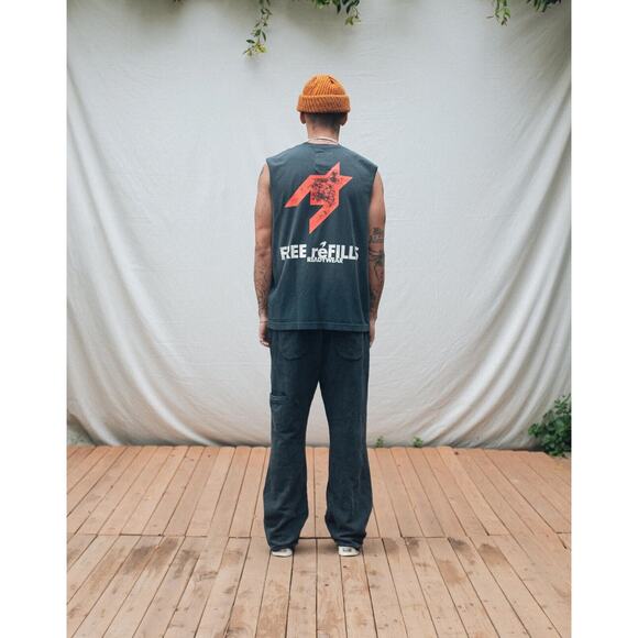 FREE reFILLS Readywear Men's Tank Top Stallion Cutoff Relaxed Fit Tee T-Shirt - Picture 5 of 5